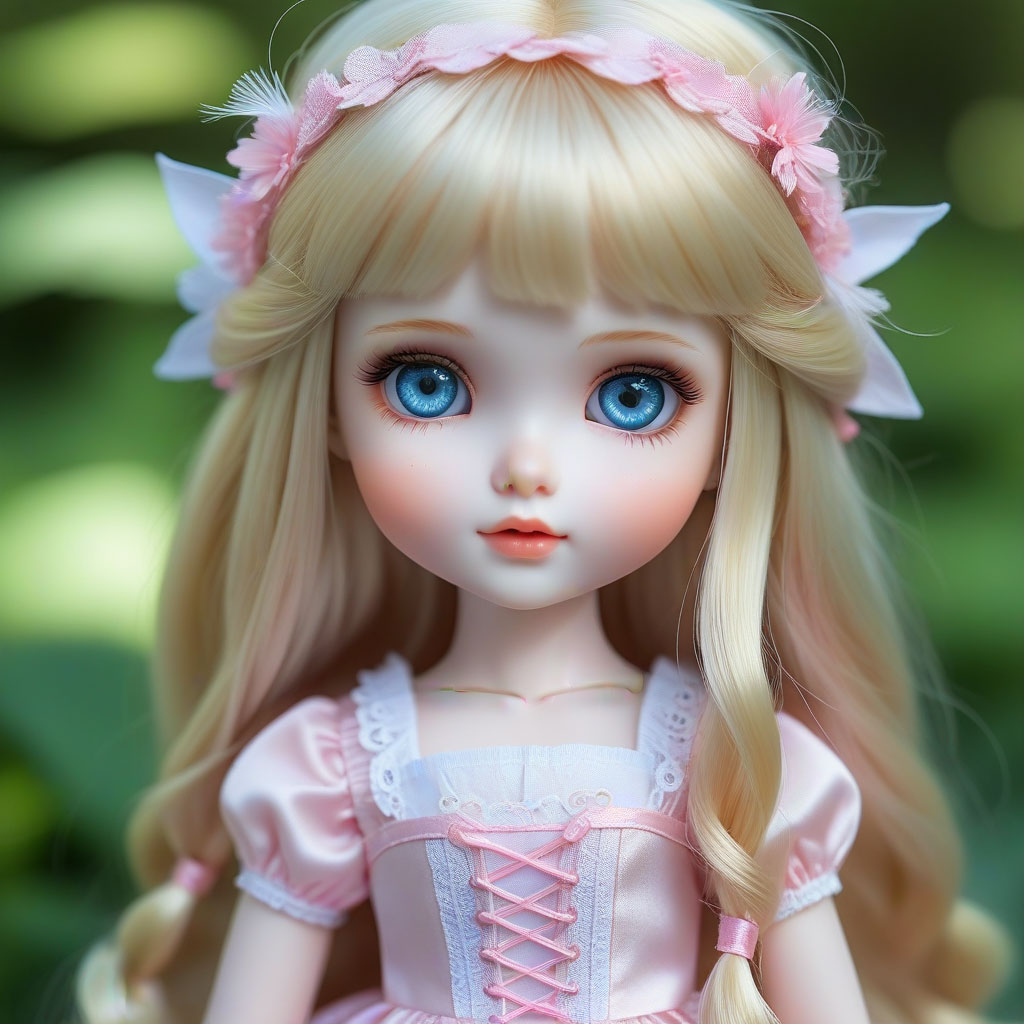 AI generated Blythe doll creation 1 - Fantasy style custom doll design