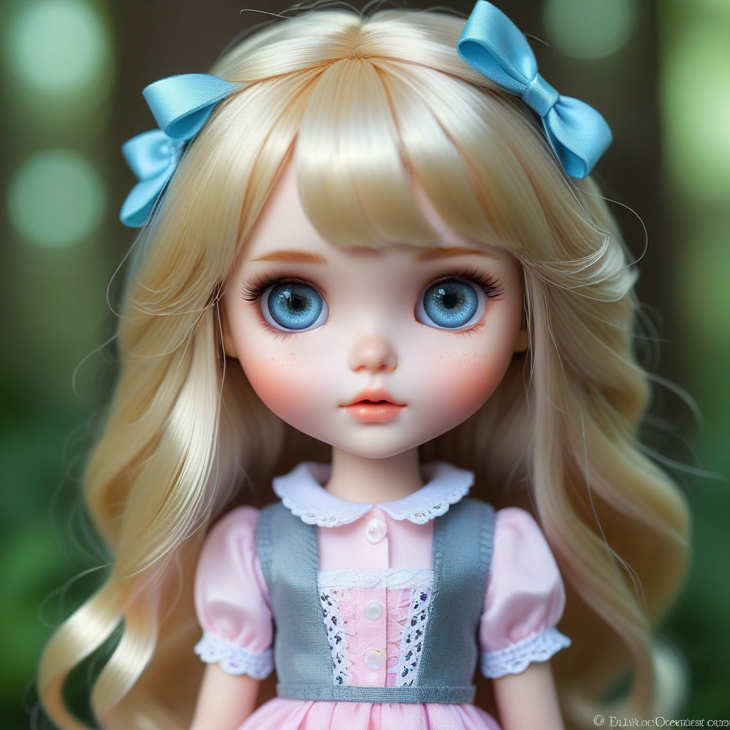 AI generated Blythe doll creation 2 - Fantasy style custom doll design
